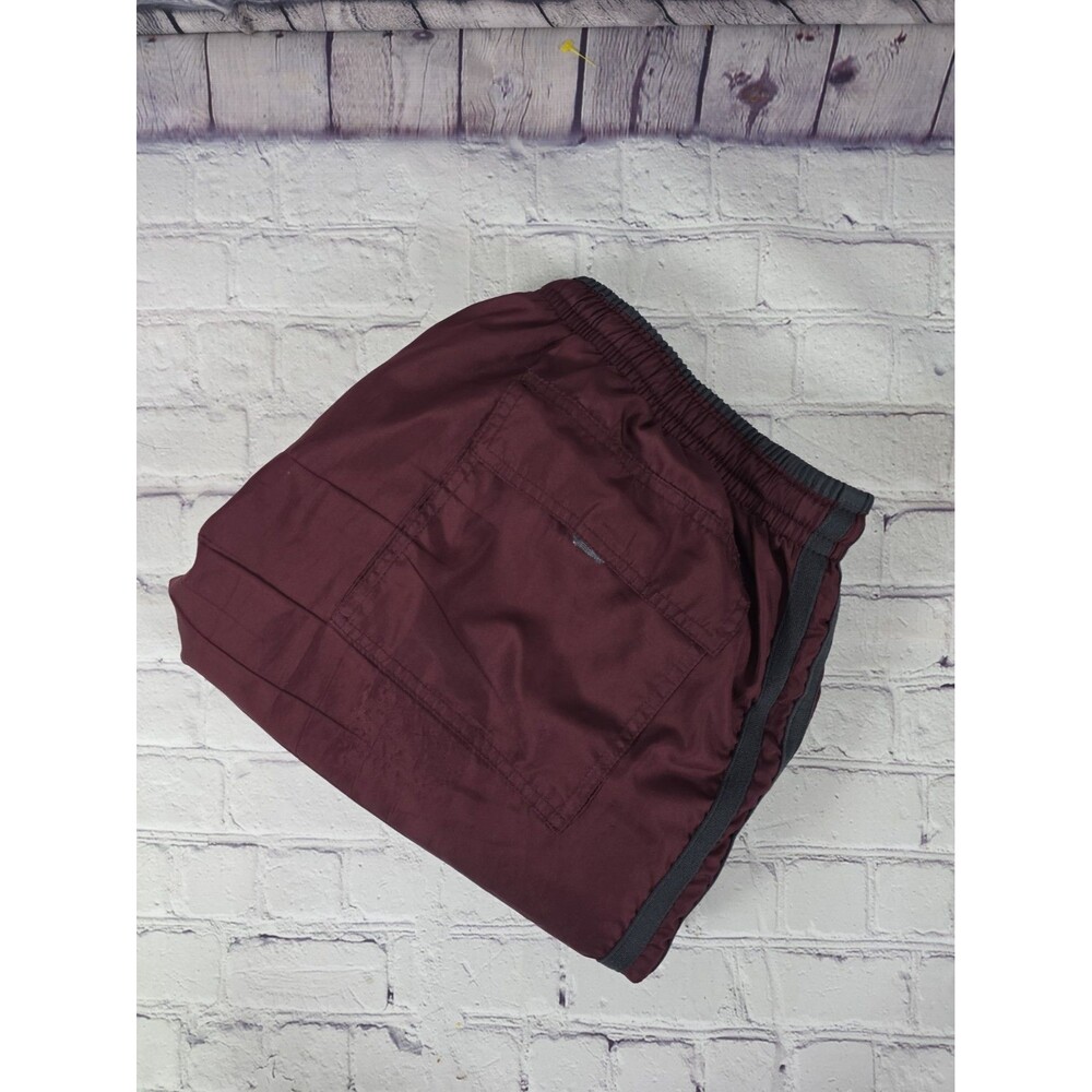 Vintage Starter Burgundy Striped Baggy Track Windbreaker Pants Men's XL Y2K